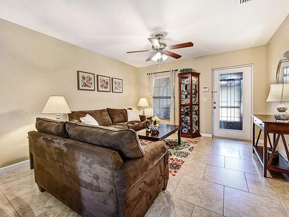 Facing front door from dining area