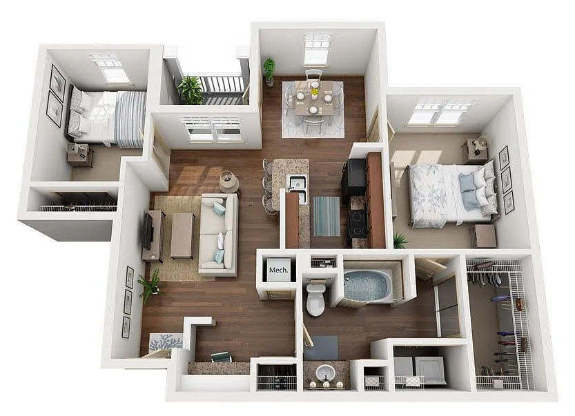 Floor plan Santa Rosa Renovated