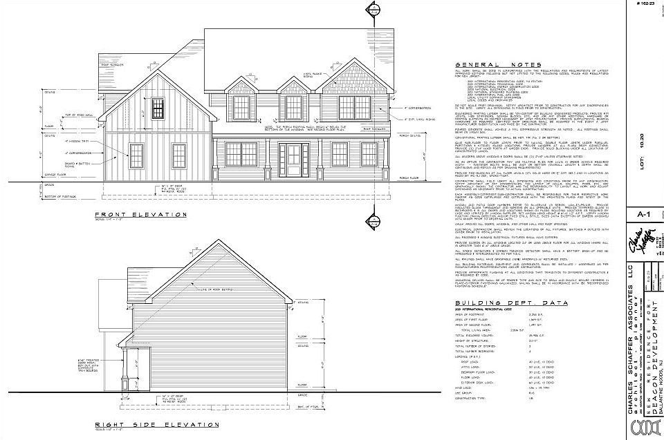 Front and Side Elevation