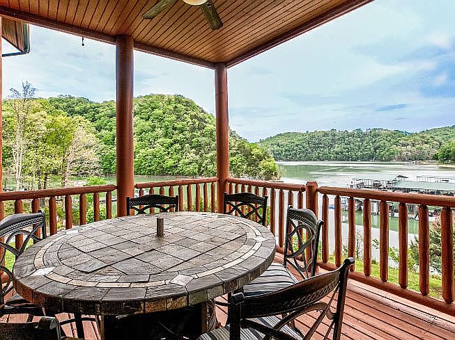 Lake view from deck