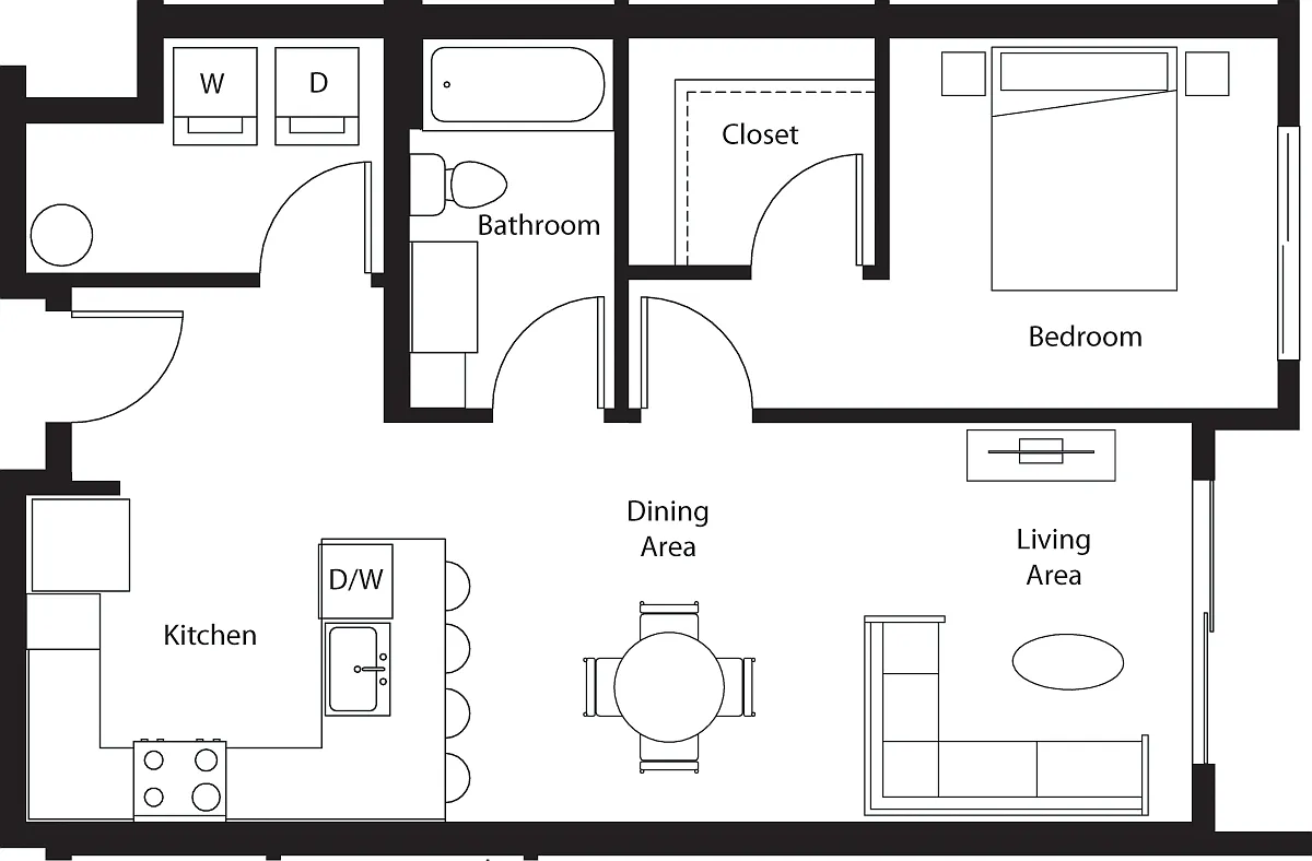 Floor plan River B1a
