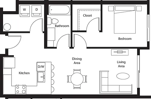 Floor plan River B1a