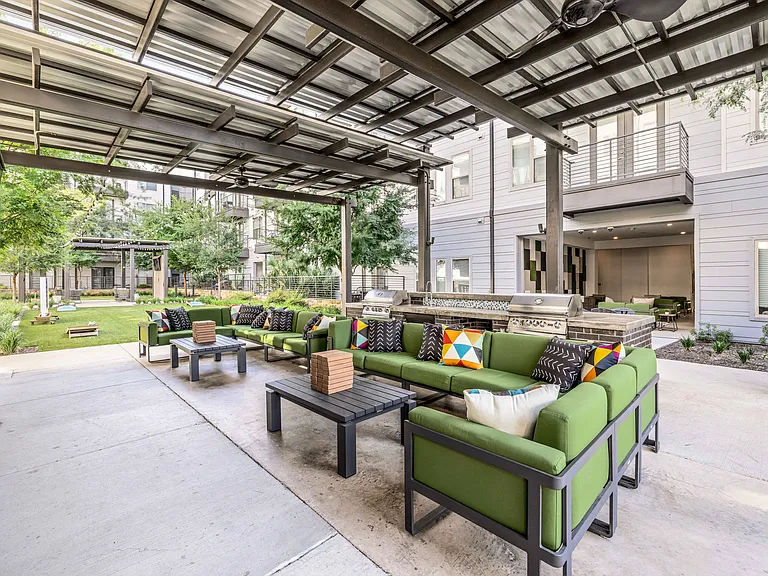 Outdoor Grilling and Media Lounge