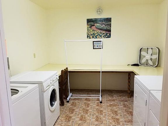 Laundry area at Emerald Housing