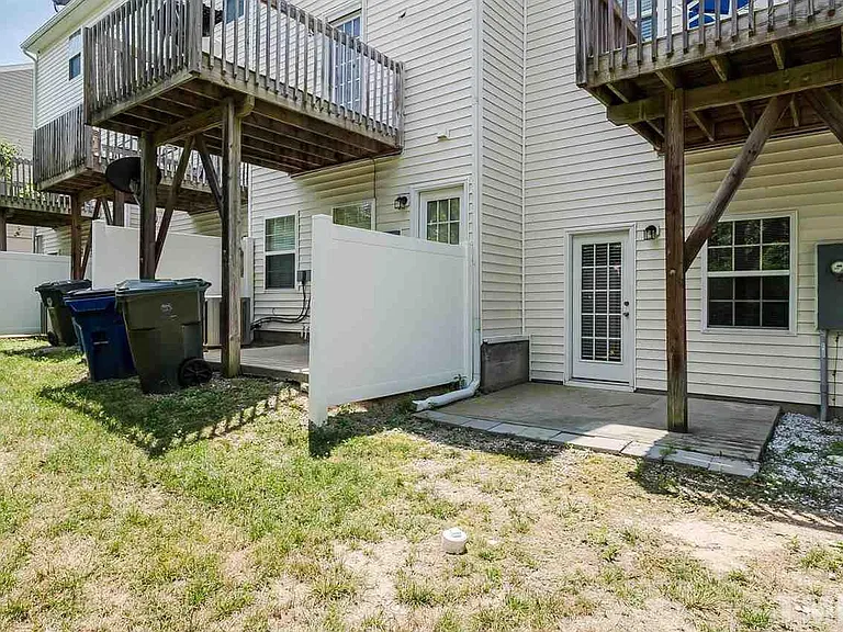 Rear view of property