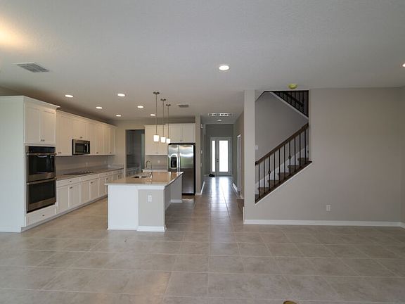 living room and kitchen