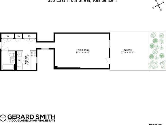 2nd image of 338 E 116th St APT 1