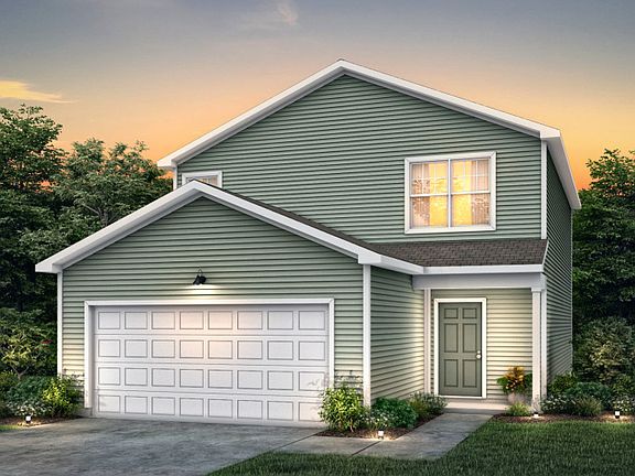 Raven Exterior TD101 features siding, covered front door and 2 car garage
