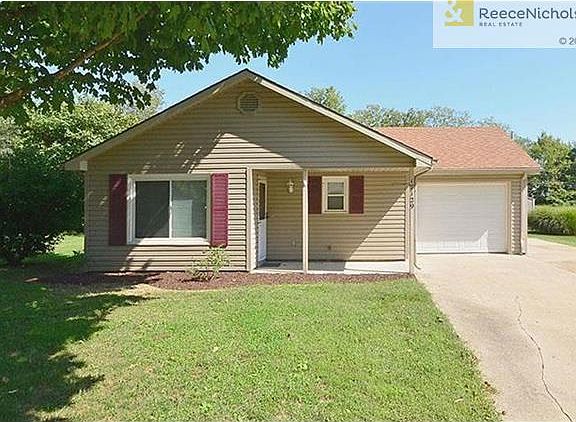 Covered front porch.