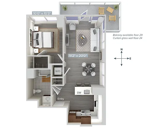 Floor plan A4-707-721