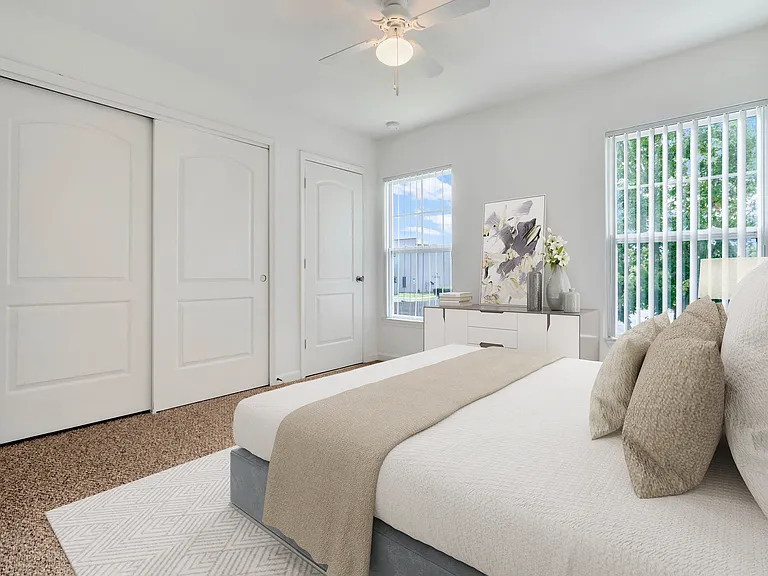 Bedroom with Large Closet