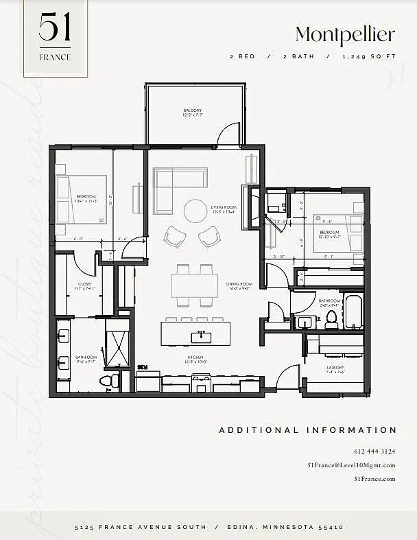Floor plan Montpellier
