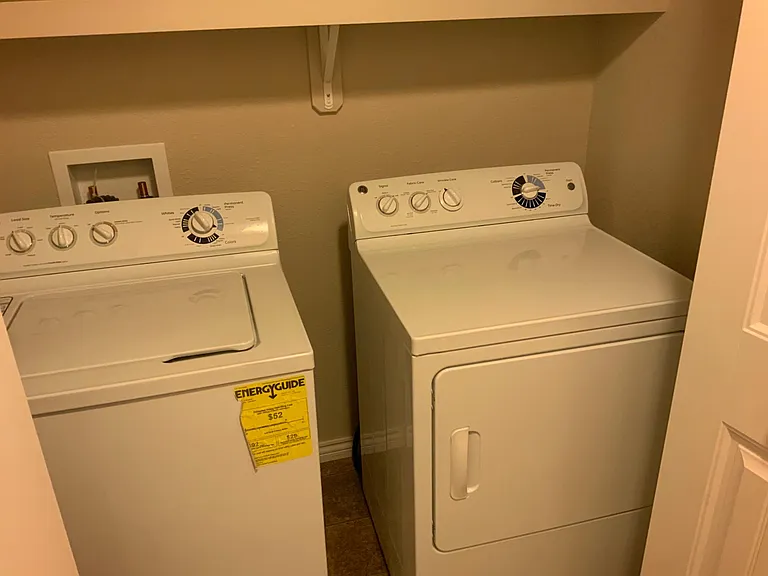 Washer and Dryer