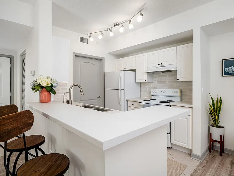 New stainless steel range, dishwasher, refrigerator and microwave will be installed prior to rental period