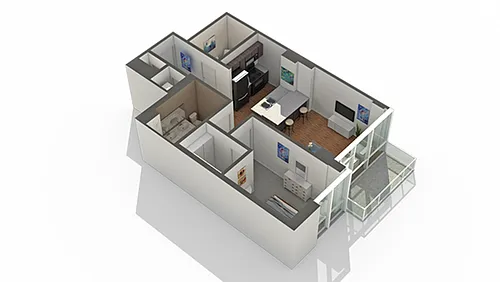 Floor plan Belden