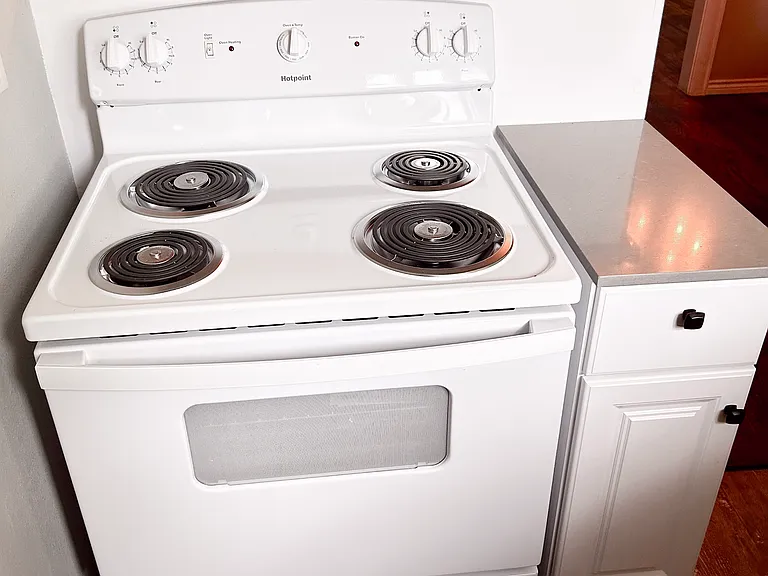 New appliances and cabinets.