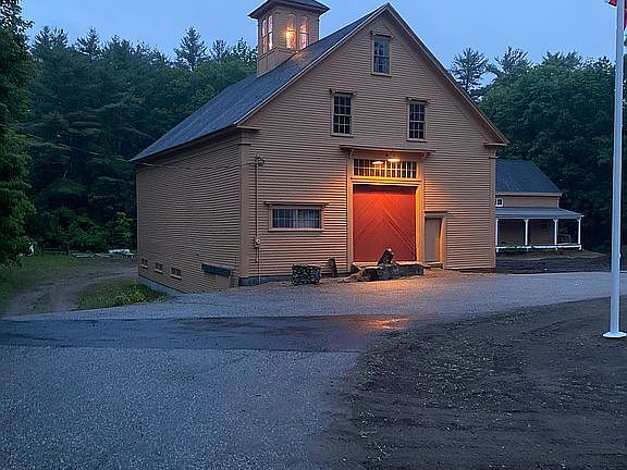 Barn at dusk 