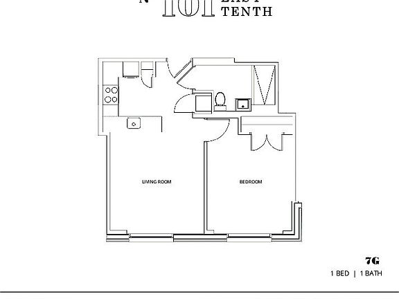 2nd image of 101 E 10th St APT 7G