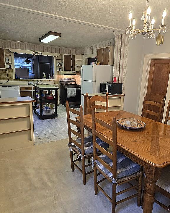 Kitchen open dining room