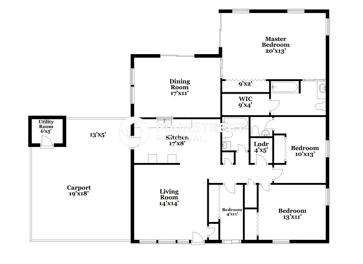 Floor Plan - 2177 Toccoa Dr SE