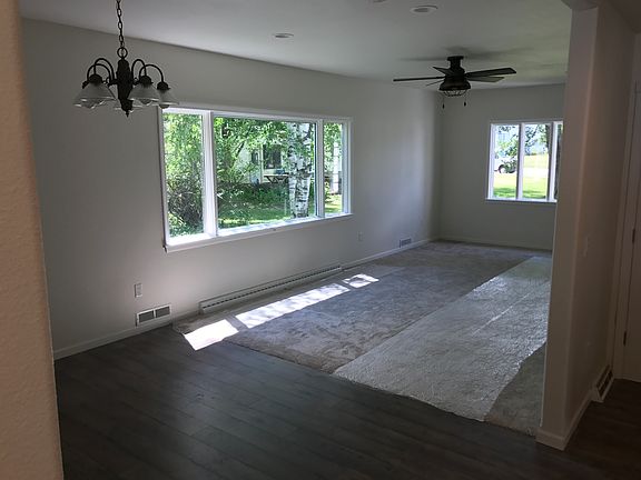 Dining and living rooms