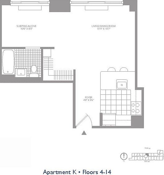 1st image of 111 Worth St APT 14K