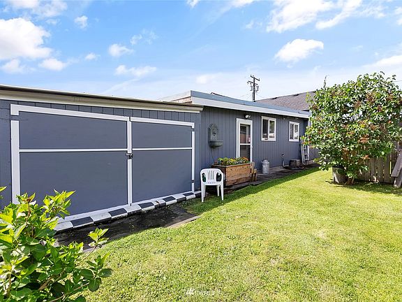 Garage next to storage room, attached to house>