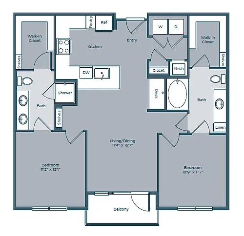 Floor plan B1