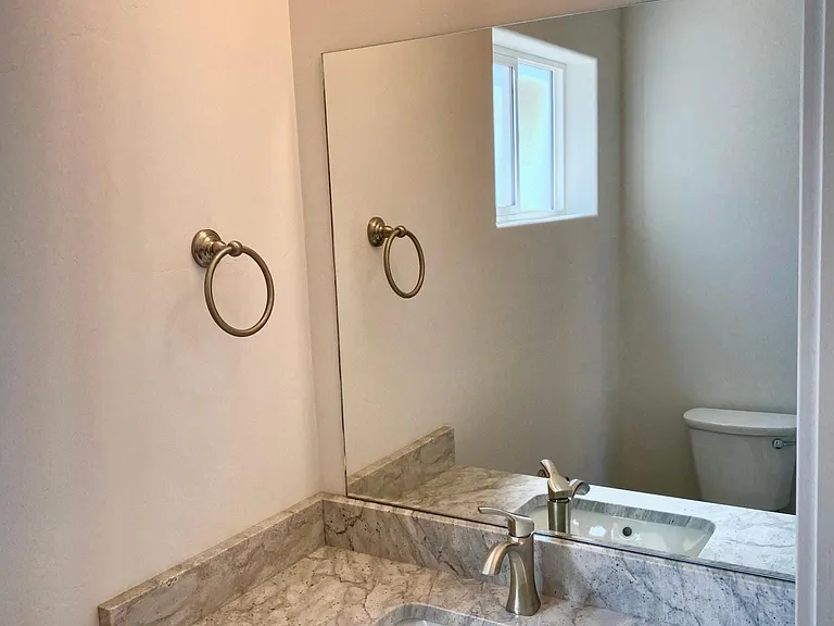 Half bathroom downstairs