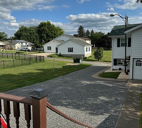 Back yard off deck view