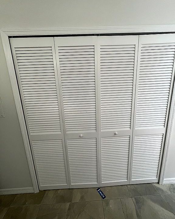 Laundry closet.
