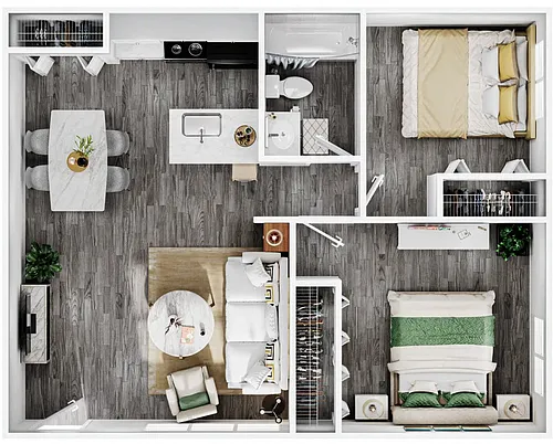 Floor plan 2X1