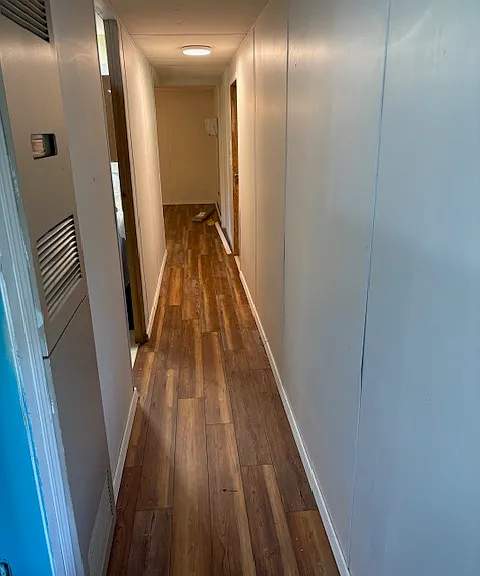 Wood floors throughout newly remodeled