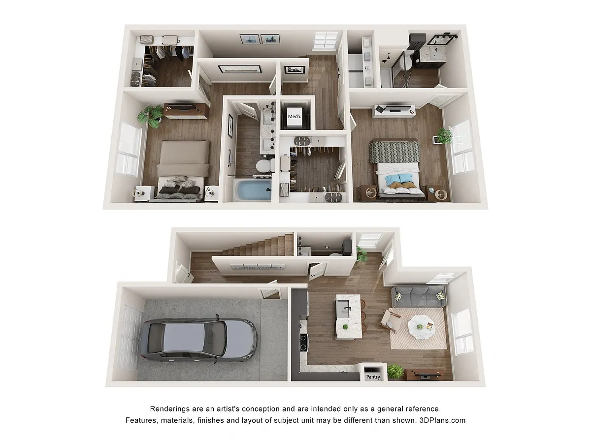 Floor plan Townhome