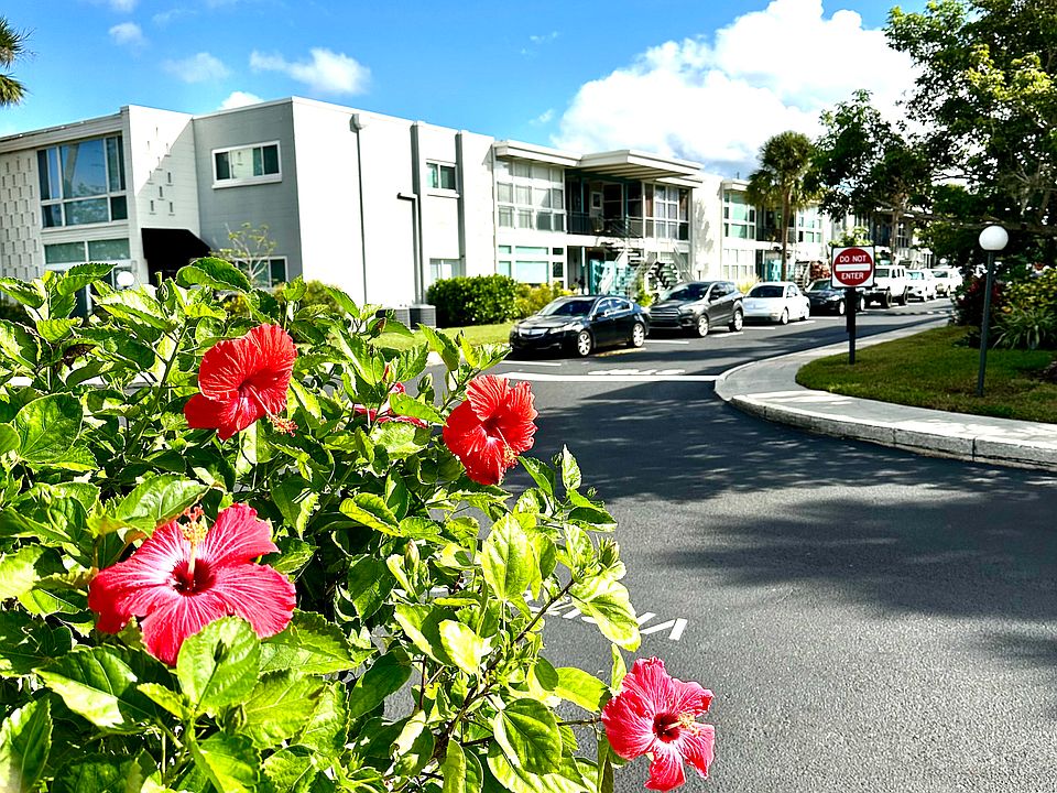 View from the pool deck towards unit 126