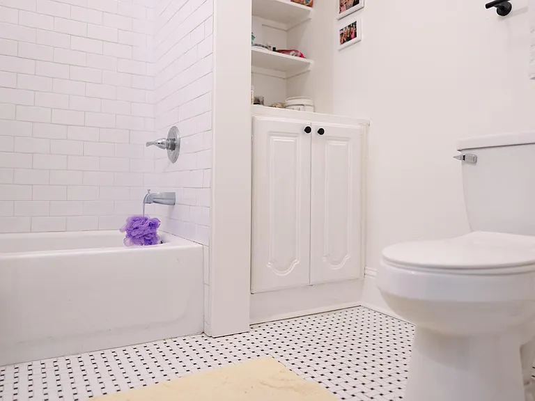 Bathroom with storage