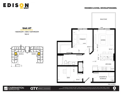 Floor plan A7