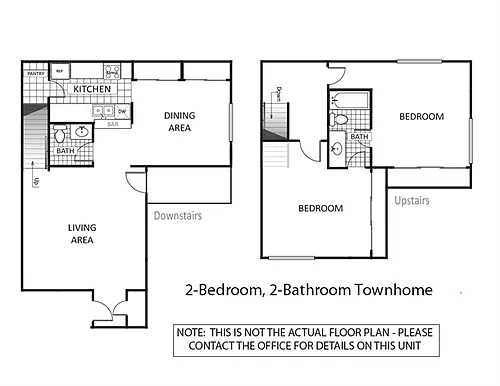 Floor plan 2BdTwnhse