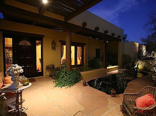 Enchanting Courtyard Entry