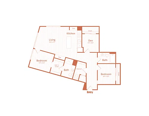 Floor plan Market House B16D