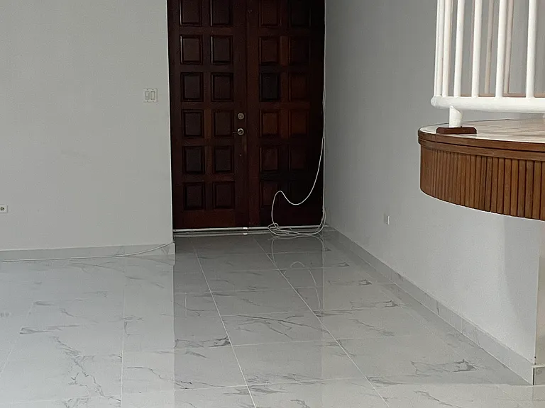 View of entrance, living room and dinner room area