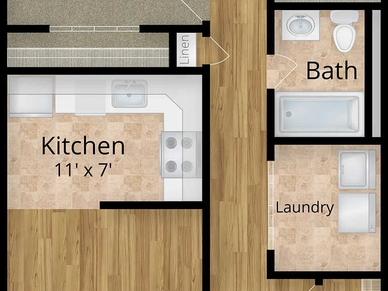2 Bedroom - 1st Floor 2 Bedroom - 1st Floor