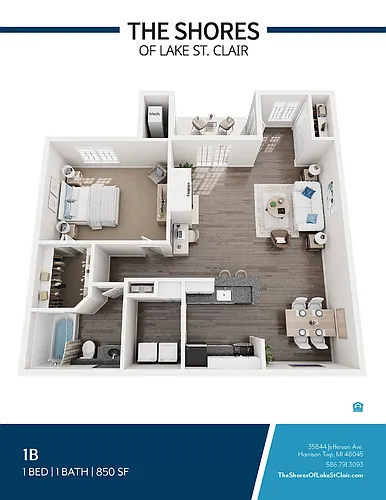Floor plan 1B1