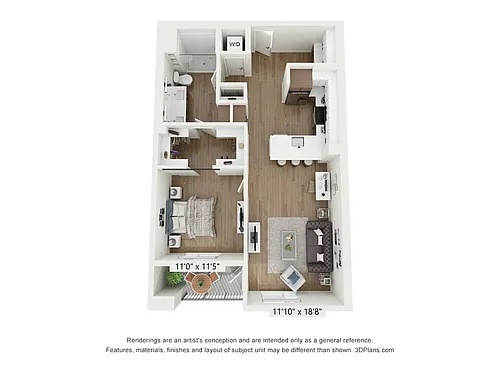 Floor plan A22
