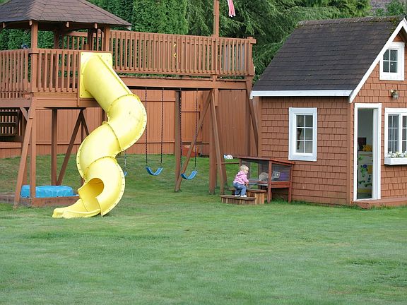 backyard play area