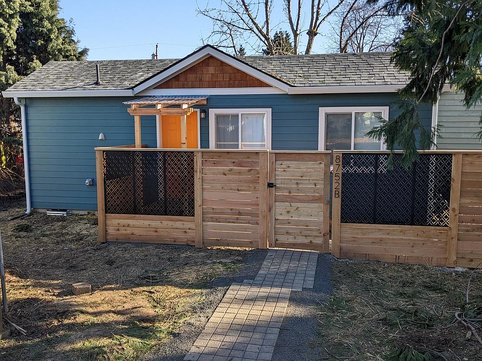Cedar fence and cobble path installed in January 2023. We will continue to make improvements to the landscape as weather permits.