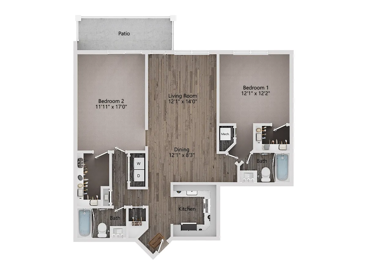 Floor plan Mayfield (2/2)