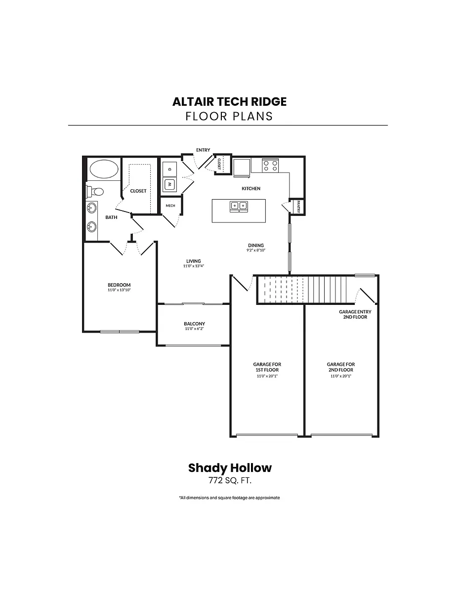 Floor plan Shady Hollow
