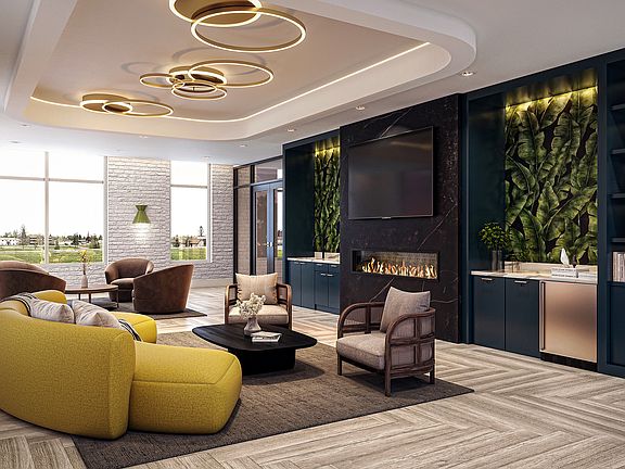 Rendering of the Phase II Club Room