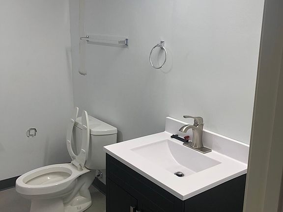 Newly added bathroom in basement